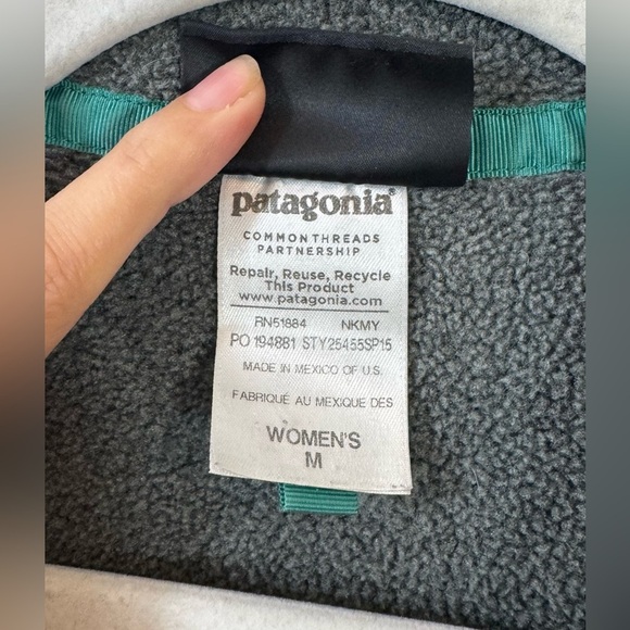 Women's Lightweight Synchilla® Snap-T® Fleece Pullover Women’s Size Medium Gray - Picture 5 of 14